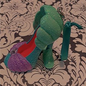 Disney Parks Princess Ariel Runway Shoe Christmas Ornament